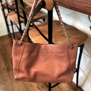 Tory Burch Marion Chain-Shoulder Slouchy Tote